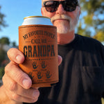 Father's Day Gifts, Legend, Husband, Dad And Grandpa - Usa Version - Personalized Can Cooler