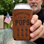 Father's Day Gifts, Legend, Husband, Dad And Grandpa - Usa Version - Personalized Can Cooler