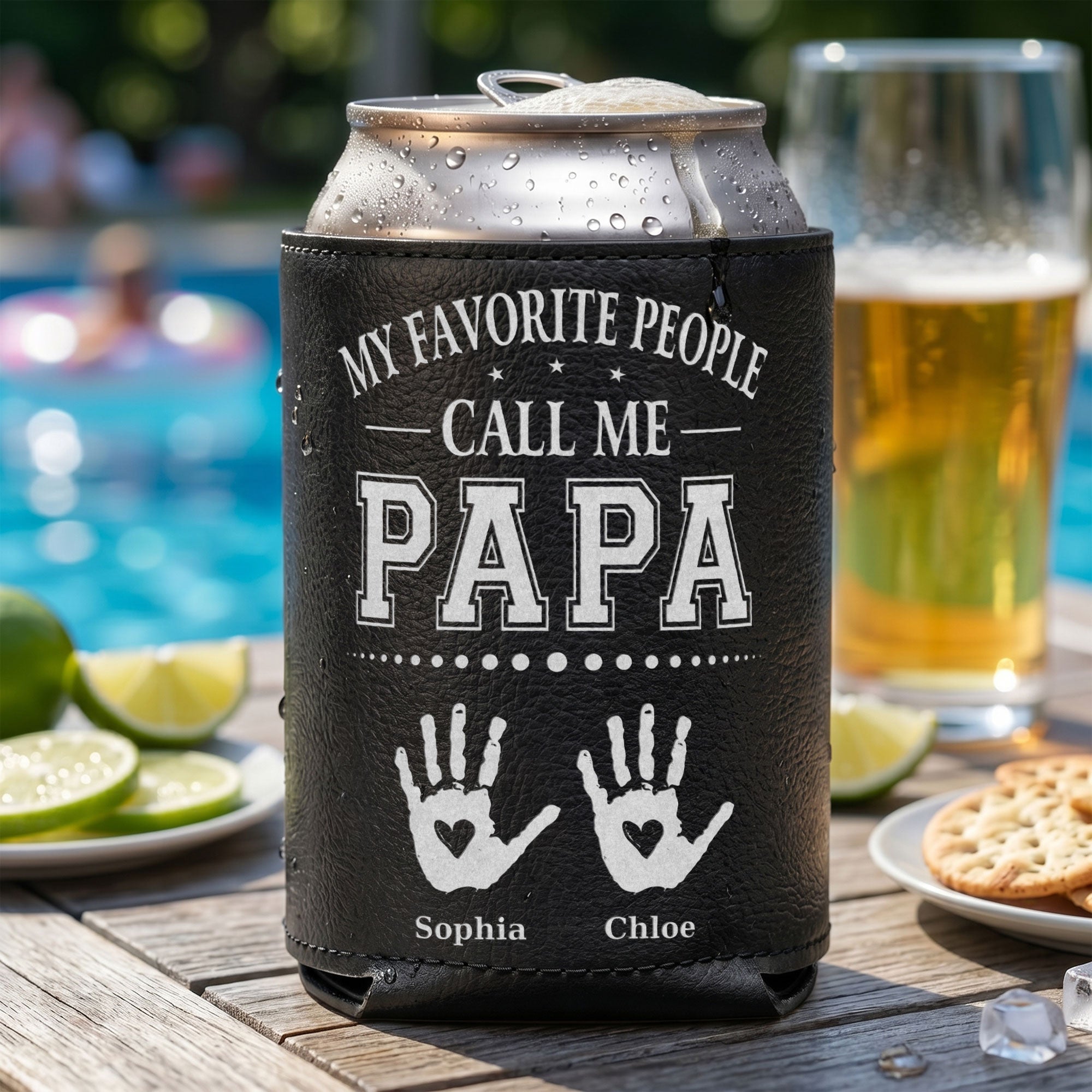 Father's Day Gifts, Legend, Husband, Dad And Grandpa - Usa Version - Personalized Can Cooler