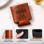 Father's Day Gifts, Legend, Husband, Dad And Grandpa - Usa Version - Personalized Can Cooler