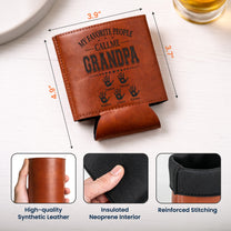 Father's Day Gifts, Legend, Husband, Dad And Grandpa - Usa Version - Personalized Can Cooler