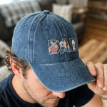 Father's-Day-Gift-Custom-Dad-Portrait-For-Father,-New-Dad-Faceless-Art-Personalized-Cap-2