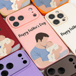 Father's-Day-Gift-Custom-Dad-Portrait-For-Father,-New-Dad-Faceless-Art-Personalized-Phone-Case-4