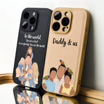 Father's-Day-Gift-Custom-Dad-Portrait-For-Father,-New-Dad-Faceless-Art-Personalized-Phone-Case-5