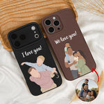 Father's-Day-Gift-Custom-Dad-Portrait-For-Father,-New-Dad-Faceless-Art-Personalized-Phone-Case-6