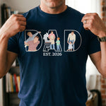 Father's-Day-Gift-Custom-Dad-Portrait-For-Father,-New-Dad-Faceless-Art-Personalized-Shirt-2