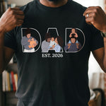 Father's-Day-Gift-Custom-Dad-Portrait-For-Father,-New-Dad-Faceless-Art-Personalized-Shirt-3