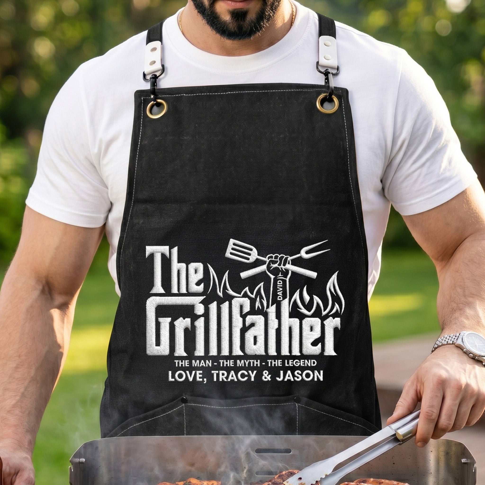 Father's-Day-Gifts,-The-Grillfather,-The-Man-The-Myth-The-Legend-Custom-With-Kids'-Names-Personalized-Apron-1