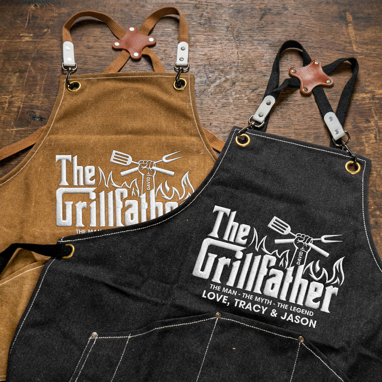 Father's-Day-Gifts,-The-Grillfather,-The-Man-The-Myth-The-Legend-Custom-With-Kids'-Names-Personalized-Apron-5