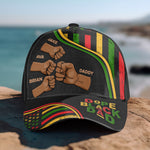 Father's Day African Dad Dope Black Dad - Personalized Classic Cap