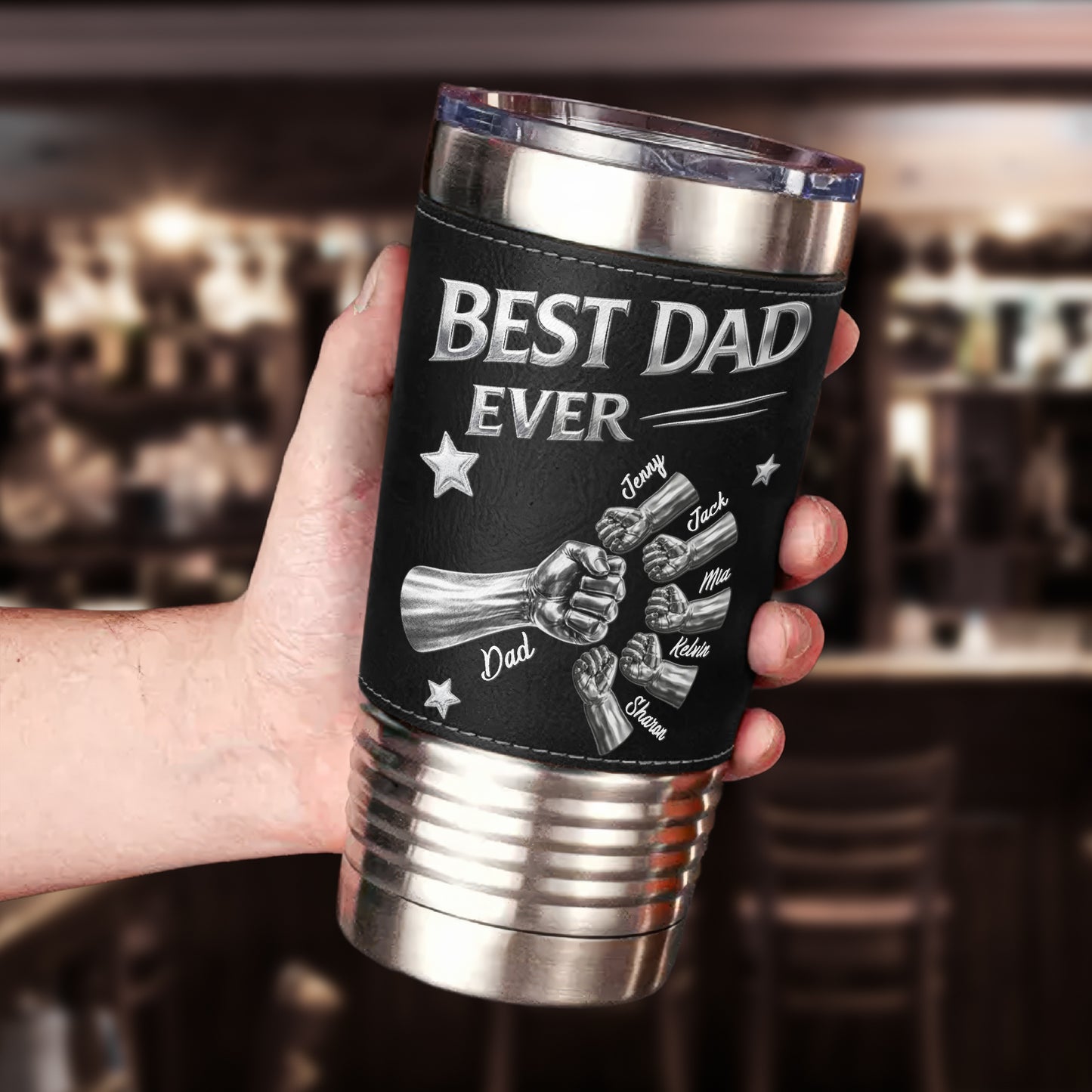 Fathers-Day-Gift-For-Dad-Husband-Best-Dad-Ever-New-Version-Personalized-20oz-Tumbler-4