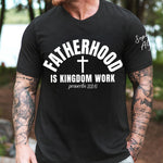 Fathers_Day_gift_Fatherhood_Is_Kingdom_Work_Personalized_Shirt_4