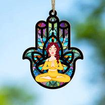 Fatima Chakra - Personalized Suncatcher Ornament