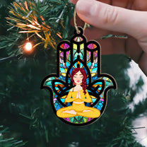 Fatima Chakra - Personalized Suncatcher Ornament