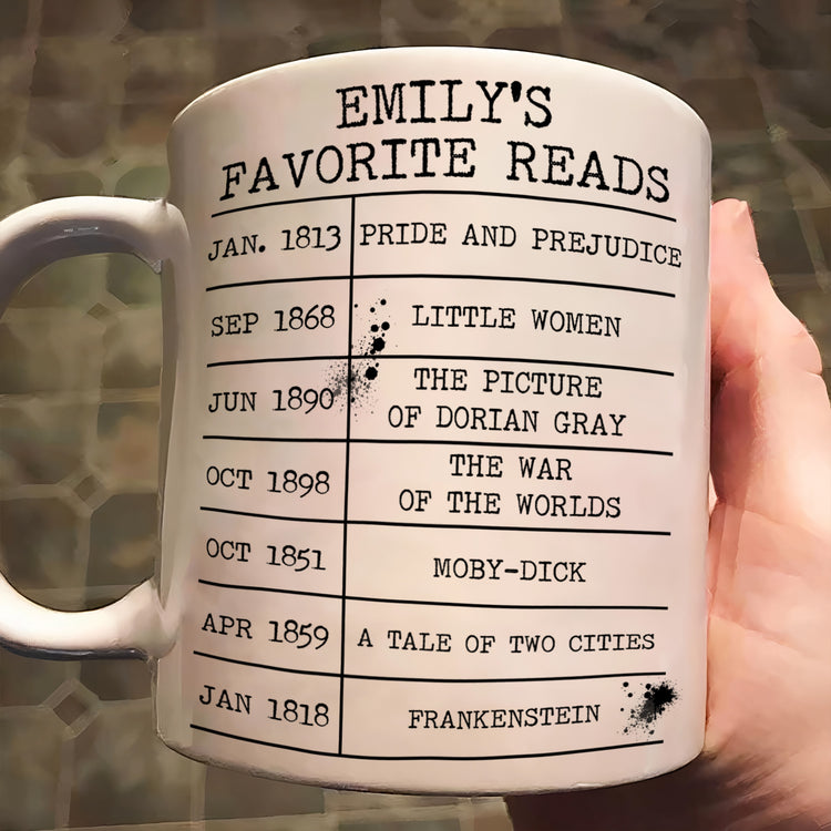 Favorite-Reads,-Custom-Favorite-Books-Personalized-Mug-0