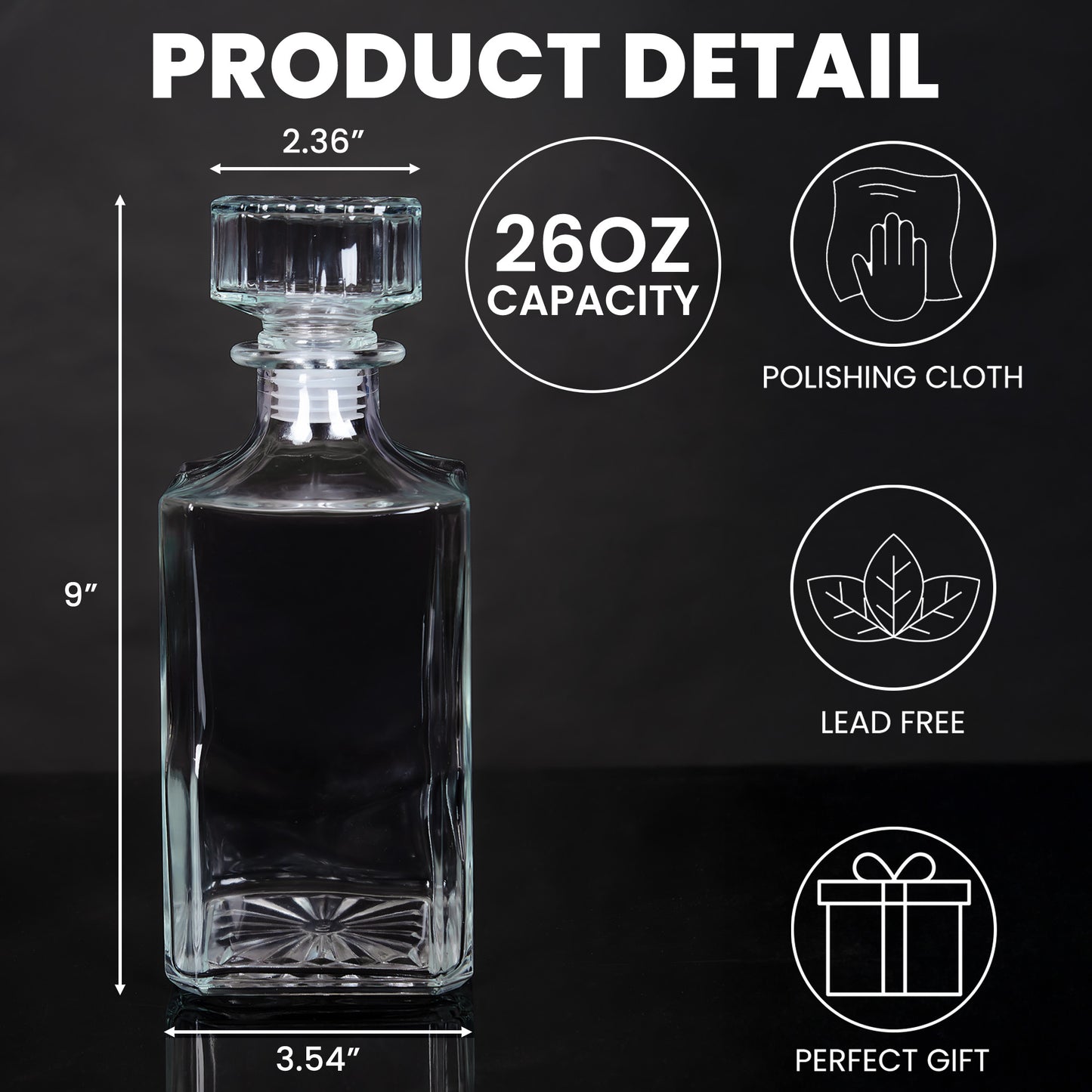 F*ck Valentine's Day I Love You Every Day - Fun Valentines Gift For Him, Husband - Custom Decanter