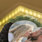 F*ck Valentine's Day I Love You Every Day - Personalized Photo Flower Shadow Box With LED Light