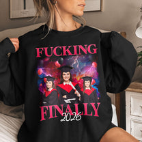 F*cking Finally Graduation - Personalized Photo Shirt