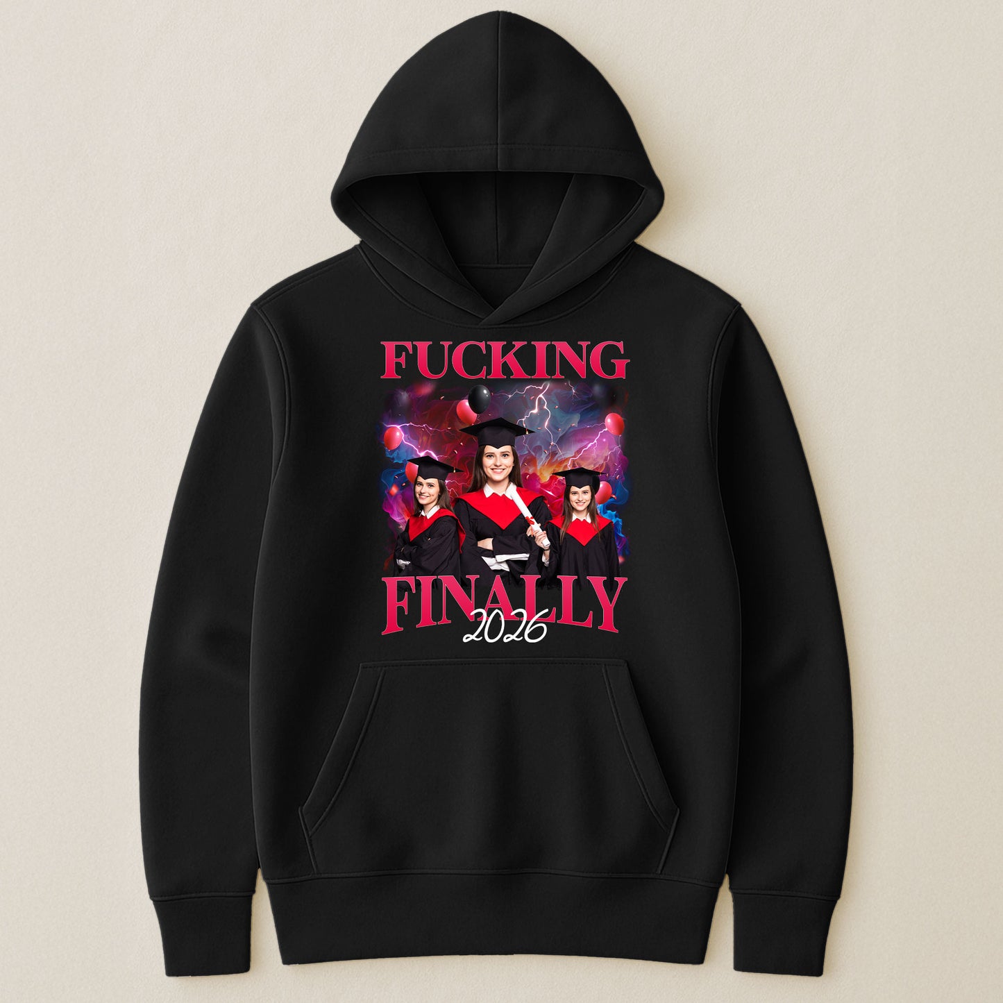 F*cking Finally Graduation - Personalized Photo Shirt