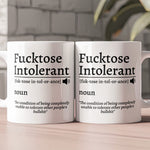 F*cktose Intolerant Funny Mug Fun Gift For Coworkers