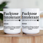 F*cktose Intolerant Funny Mug Fun Gift For Coworkers