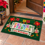 Feliz Navidad Custom Navidad Fiestas Doormat - Personalized Doormat