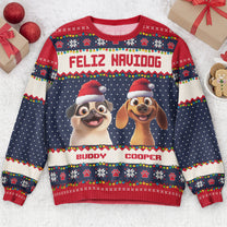 Feliz Navidog - Personalized Ugly Sweater