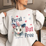 Feral But Free July 4th Funny Party - Personalized Shirt