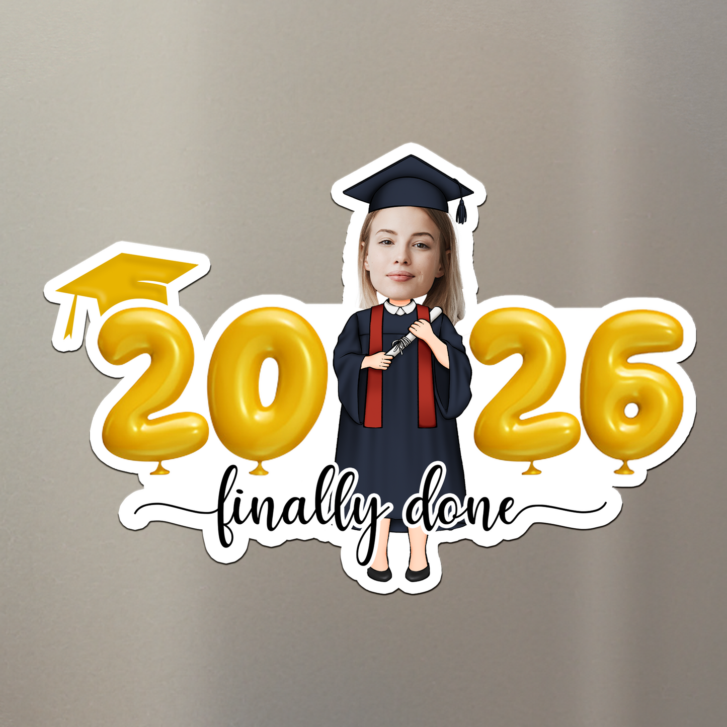 Finally Done - Personalized Photo Magnet