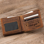 Firefighter Gift The Fire You Started In My Heart - Personalized Leather Wallet