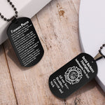 Fireman's Prayer - Personalized Dog Tag Necklace