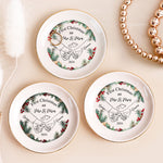 First Christmas As Mr & Mrs - Personalized Jewelry Dish