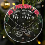 First Christmas As Mr & Mrs - Acrylic Ornament