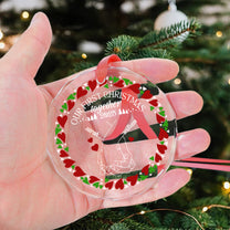 First Christmas Together - Personalized Glass Ornament