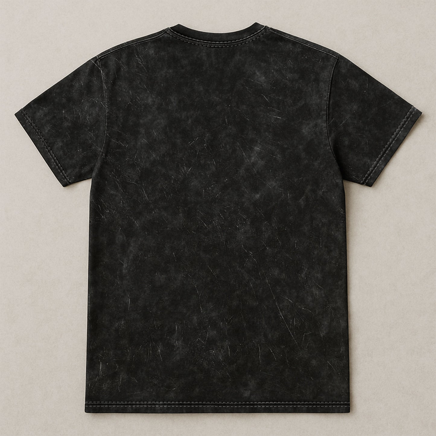 First Dad Now Grandpa Bear - Personalized Acid Wash T‑Shirt