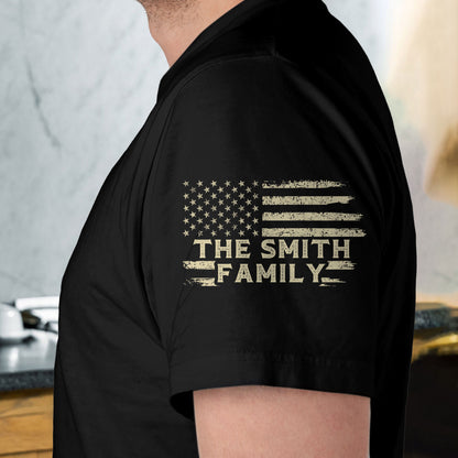 First Dad Now Grandpa Custom Title & Kids Names - Personalized Shirt