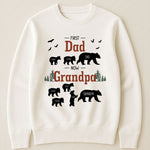 First Dad Now Grandpa - Papa Bear - Personalized Shirt