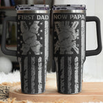 First Dad Now Grandpa - Personalized 40oz Tumbler
