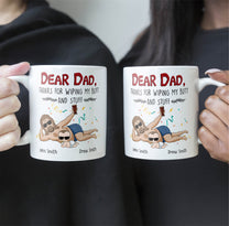 First Fathers Day Gift Thanks For Wiping My Butt And Stuff - Personalized Mug