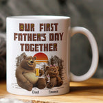 First Father's Day Together New Version - Personalized Mug