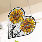 First Mom Now Grandma - Personalized Window Corner Suncatcher