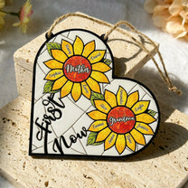 First Mom Now Grandma - Personalized Wood Sign