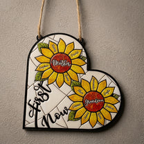 First Mom Now Grandma - Personalized Wood Sign