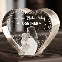 First Mother's Day Together - Custom 3D Crystal Photo