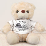 First Mother's Day For Mommy From Bump - Teddy Bear With Personalized Photo Shirt