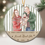 First-Christmas-As-A-Family,-Custom-Photo-Watercolor-Art-Personalized-Ornament-4