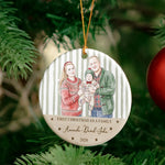 First-Christmas-As-A-Family,-Custom-Photo-Watercolor-Art-Personalized-Ornament-6