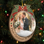 First-Christmas-As-Mr-&-Mrs-Custom-Photo-Snow-Globe-Ornament-Personalized-Ornament-2