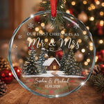 First-Christmas-Married-Mr-&-Mrs-Gifts-For-Newlywed-Couples-Personalized-Ornament-2
