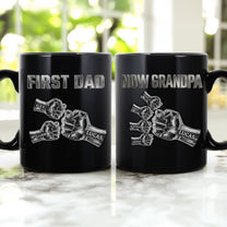 First-Dad,-Now-Grandpa-Metal-Style-Personalized-Mug-1